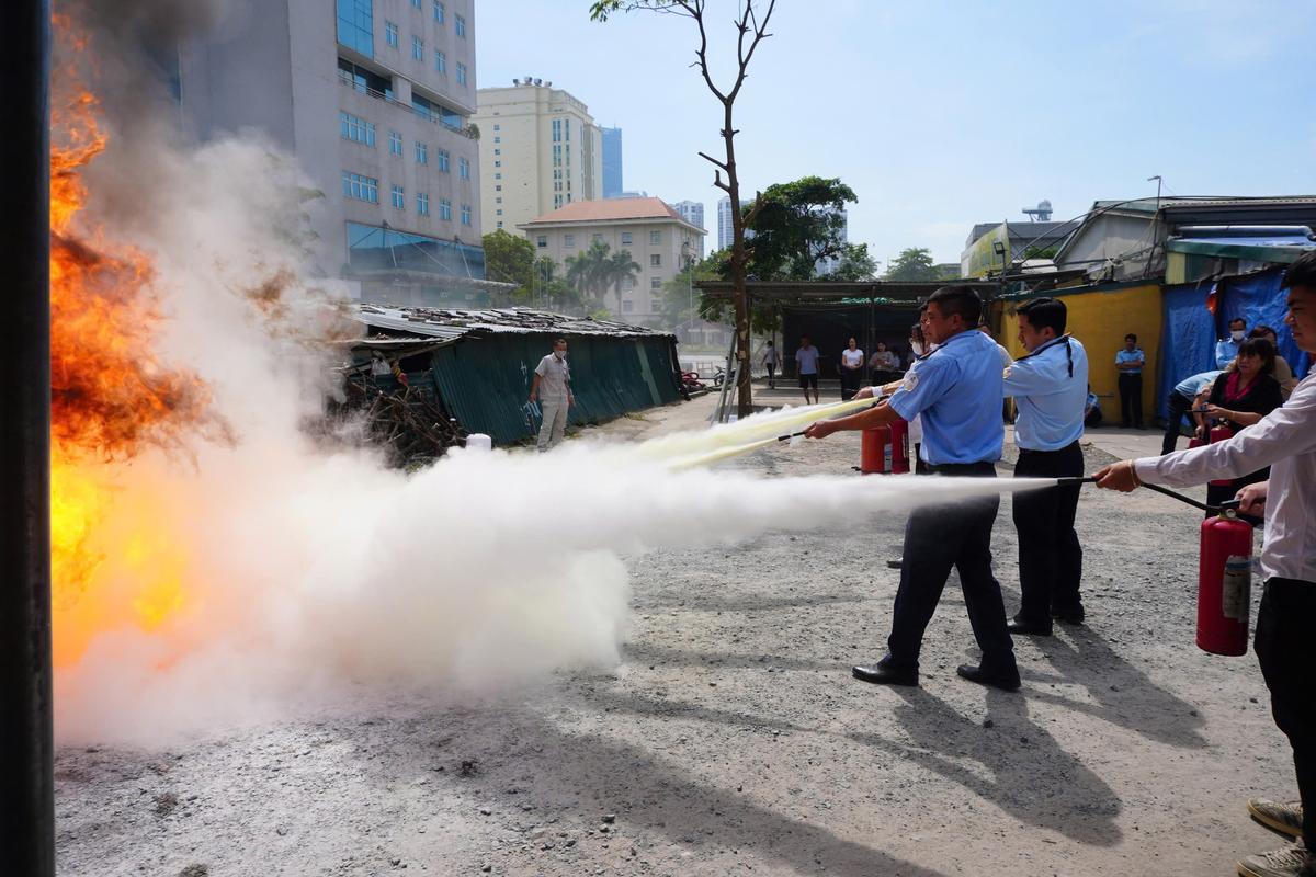 DETECH THỰC HIỆN THÀNH CÔNG DIỄN TẬP PHÒNG CHÁY CHỮA CHÁY NĂM 2024